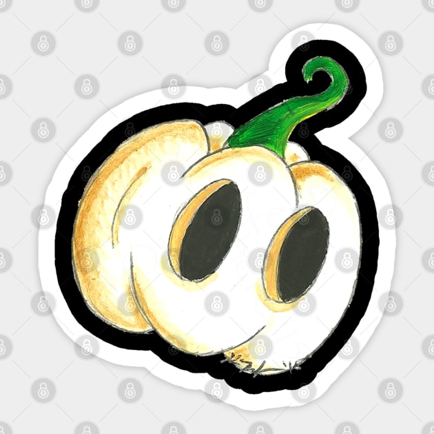 Ghost Lantern Sticker by KristenOKeefeArt